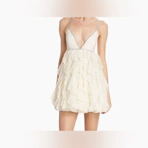 Alice+Olivia Wilmarie Lace - Crystal Minidress